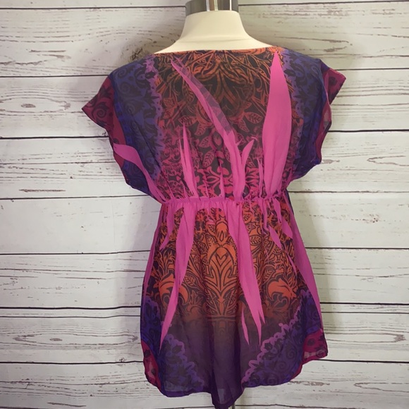 Fleurish boho funky blouse - Picture 3 of 4